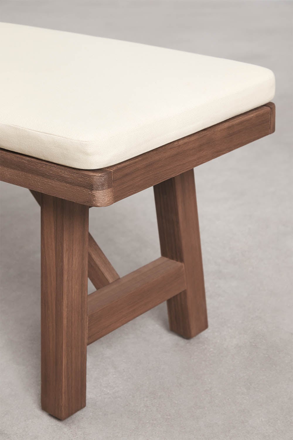 Dubai 190 cm acacia wood bench, gallery image 3