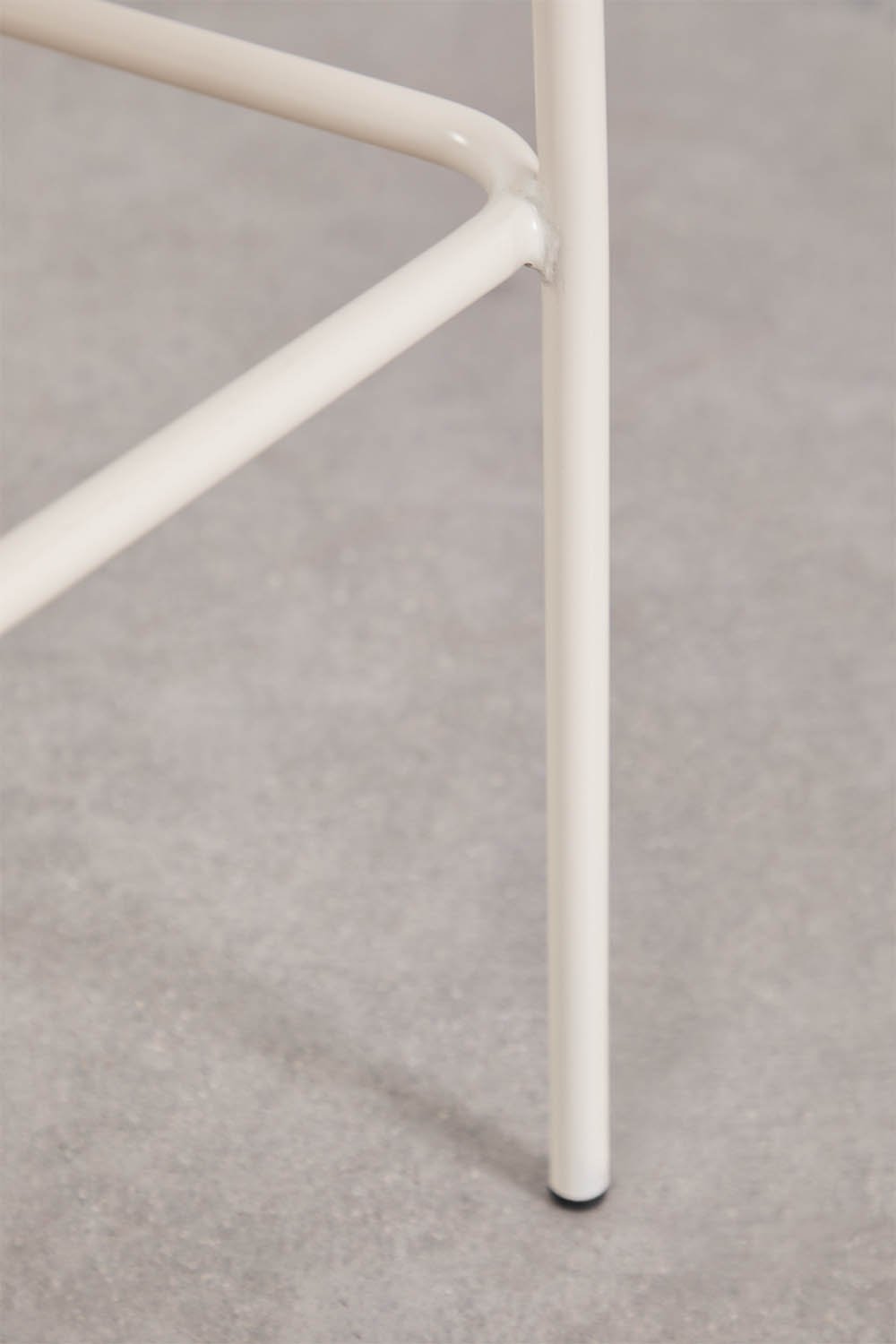 Reiven stackable high garden stool in synthetic rattan, gallery image 5