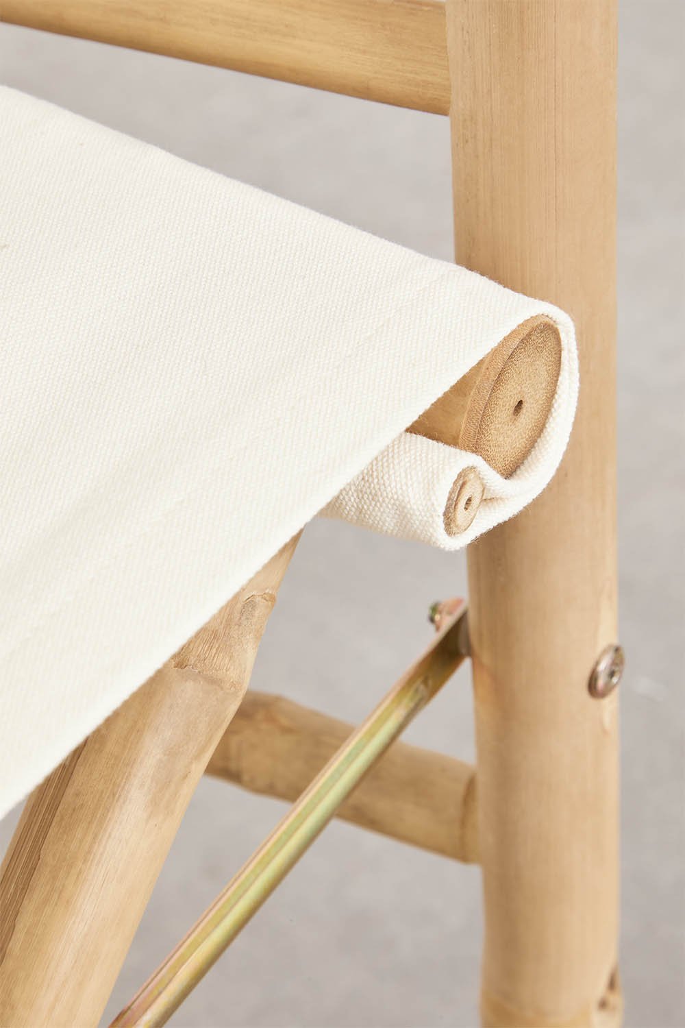 Woody bamboo folding garden director chair, gallery image 7