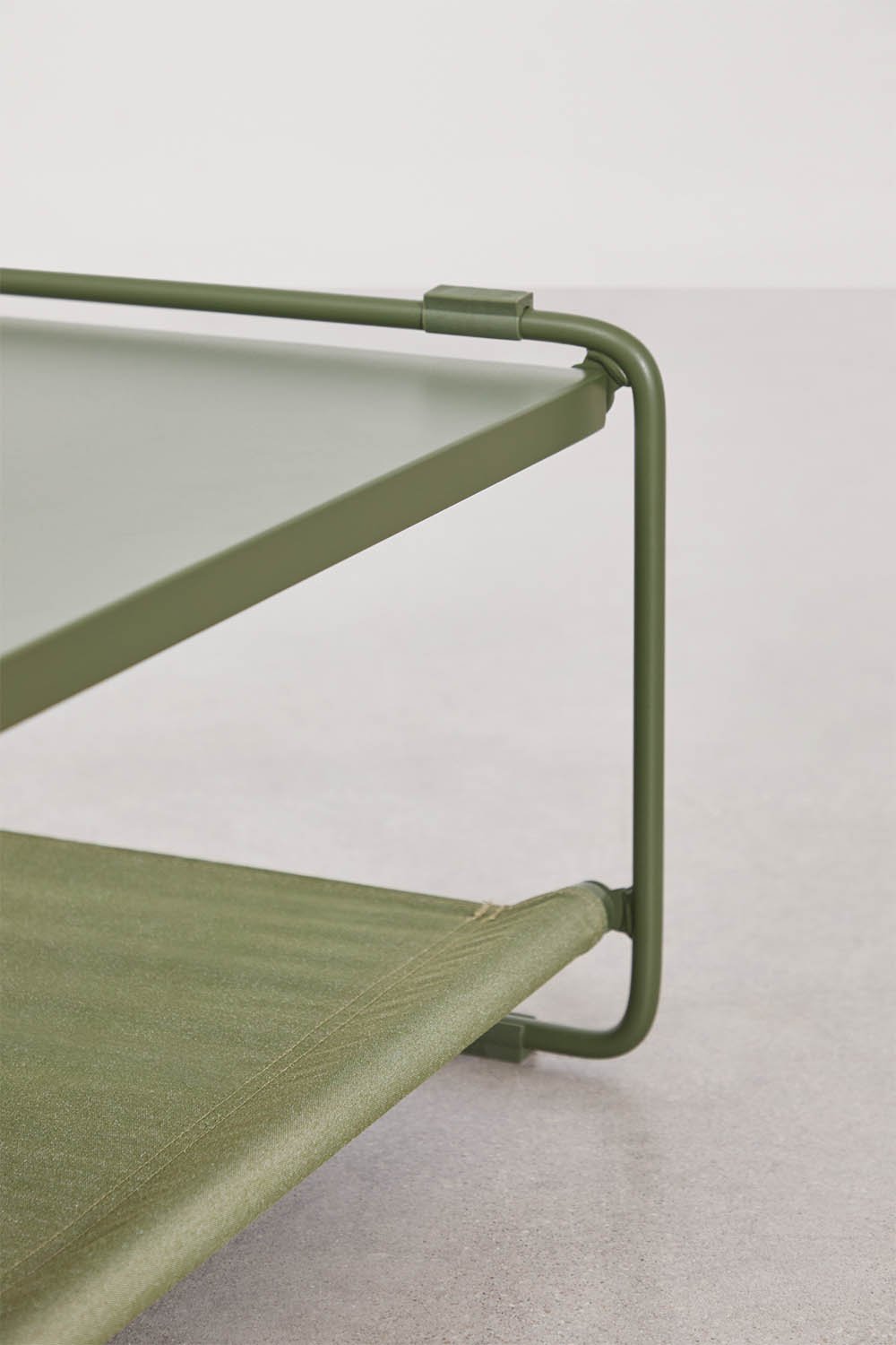 Amaro steel garden side table convertible into a pouf, gallery image 5
