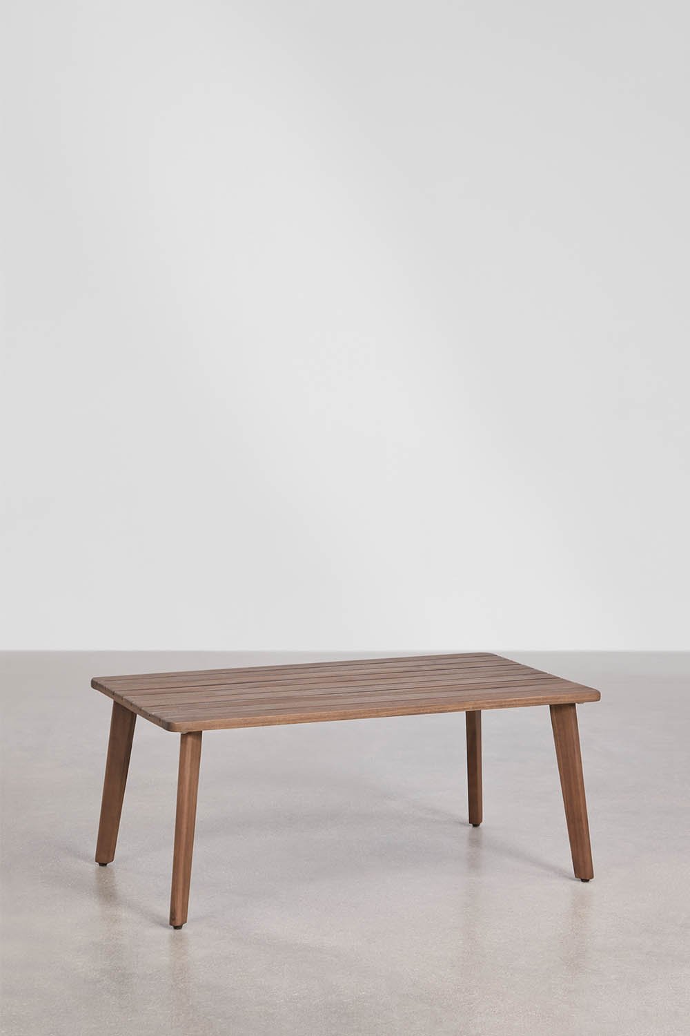 Kaela acacia wood garden set with sofa, 2 armchairs, and coffee table, gallery image 11