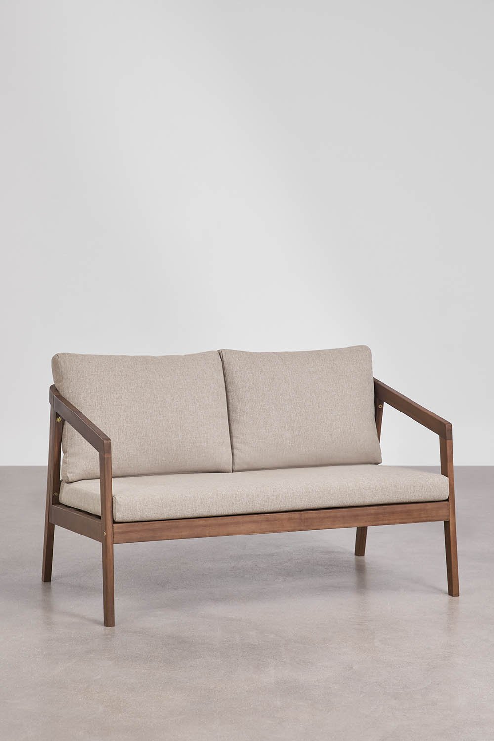 Kaela acacia wood living room set, gallery image 2