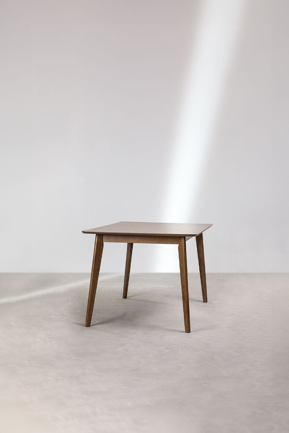 Rectangular dining table in MDF and rubberwood Kerhen, gallery image 2