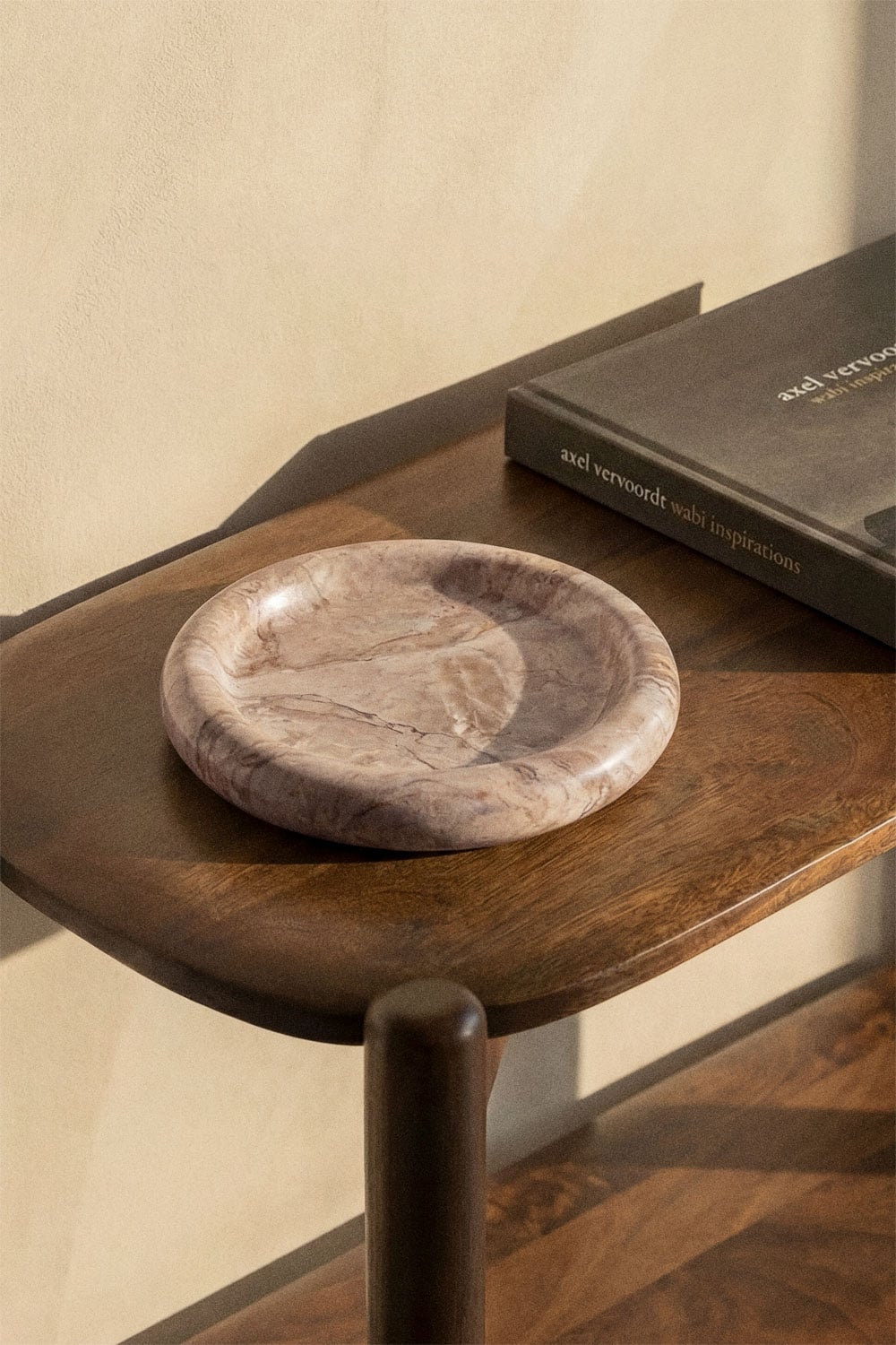 Velmar round Ø20 cm marble catchall tray, gallery image 1