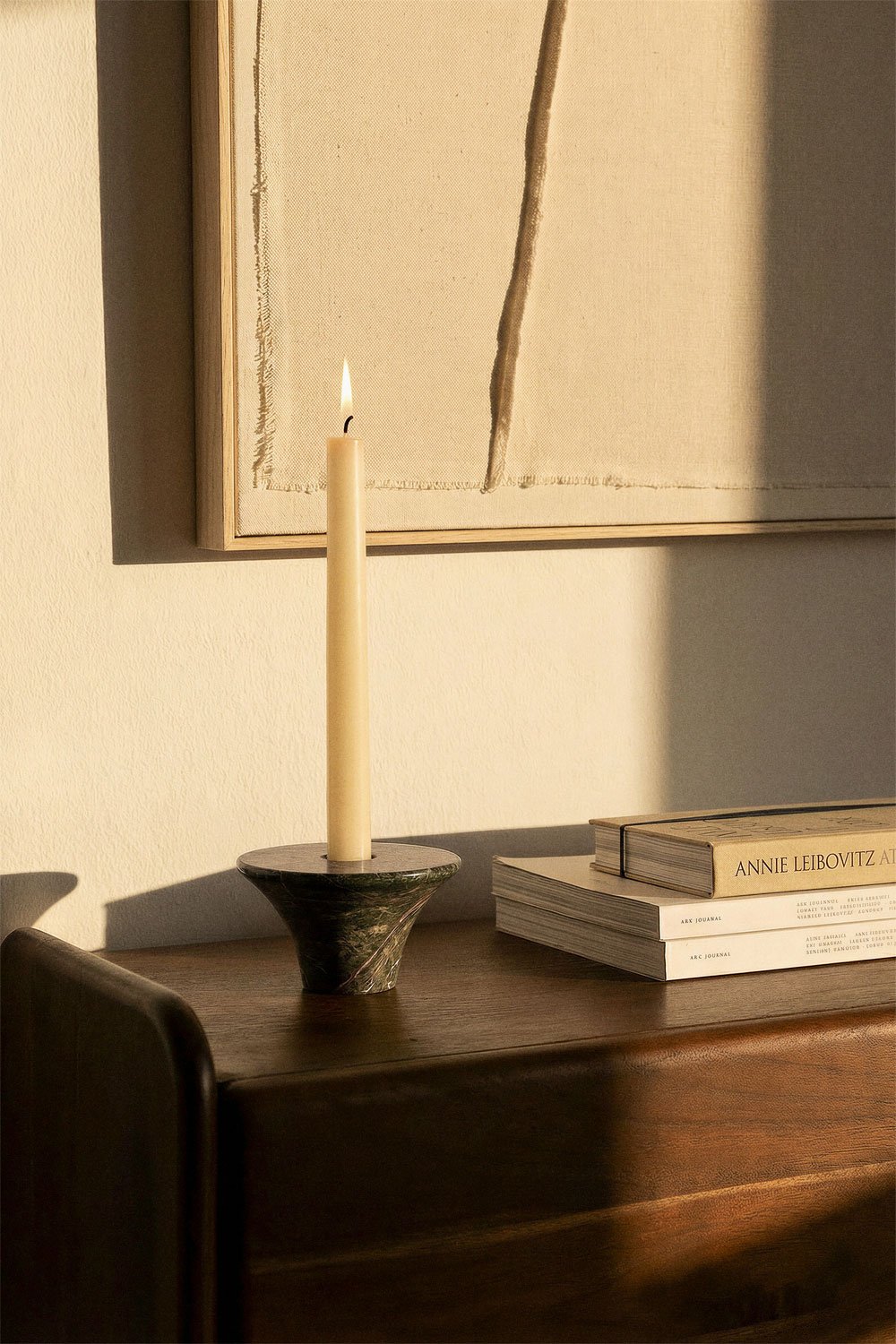 Bellvion natural stone candelabra, gallery image 1