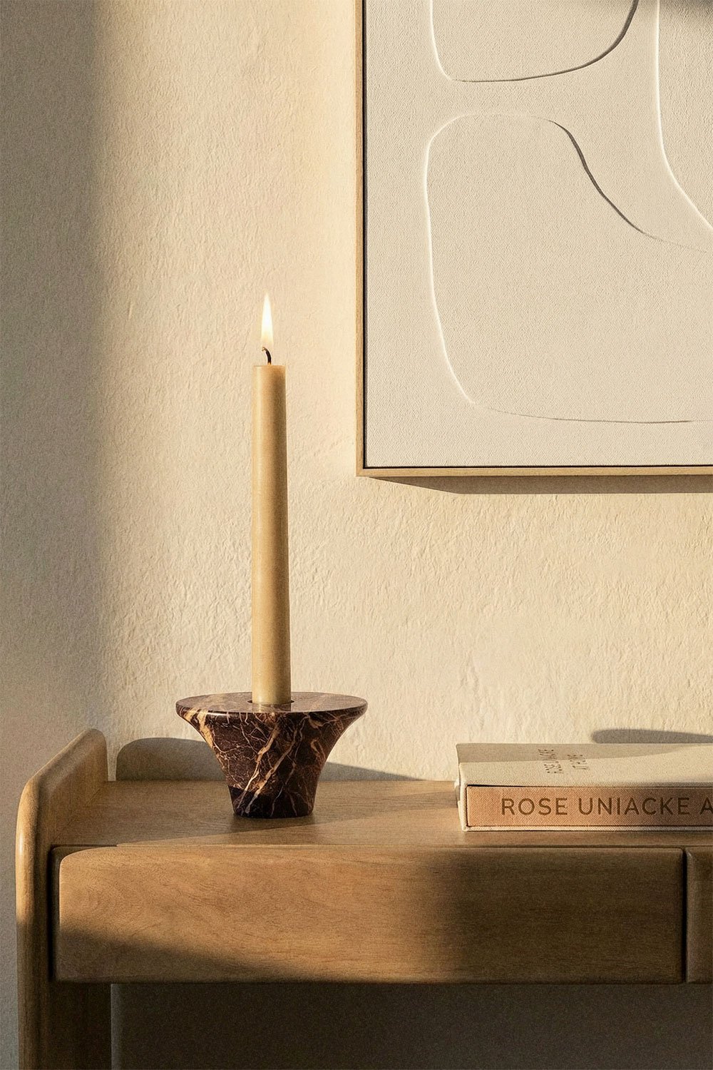 Bellvion natural stone candelabra, gallery image 1