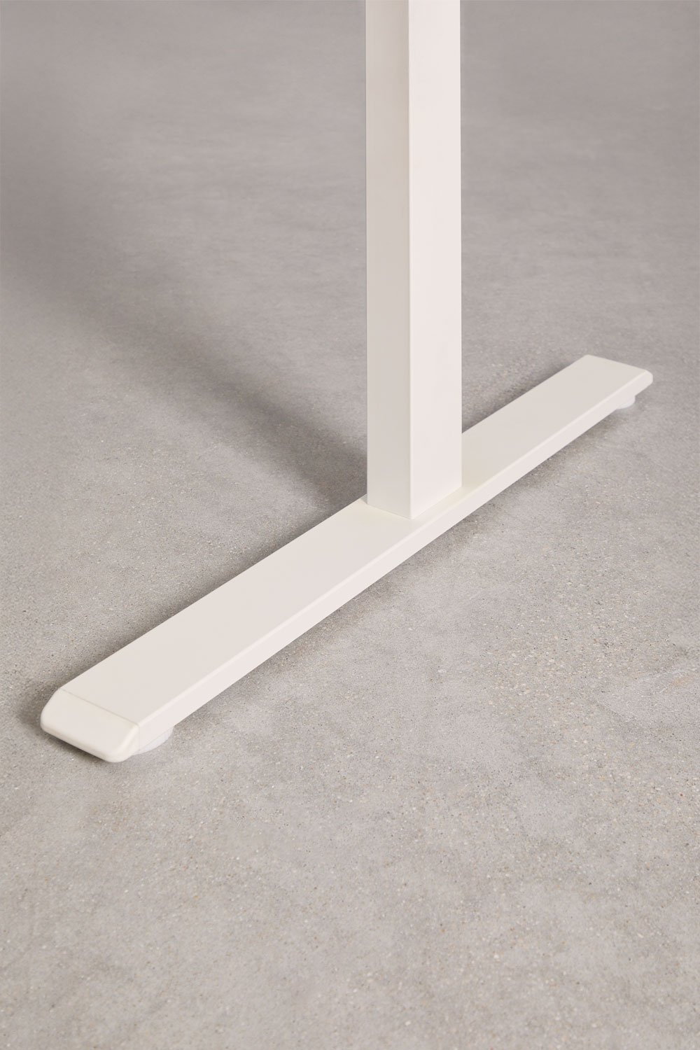 Electric rectangular height-adjustable desk with memory function in wood and iron Serpi, gallery image 4