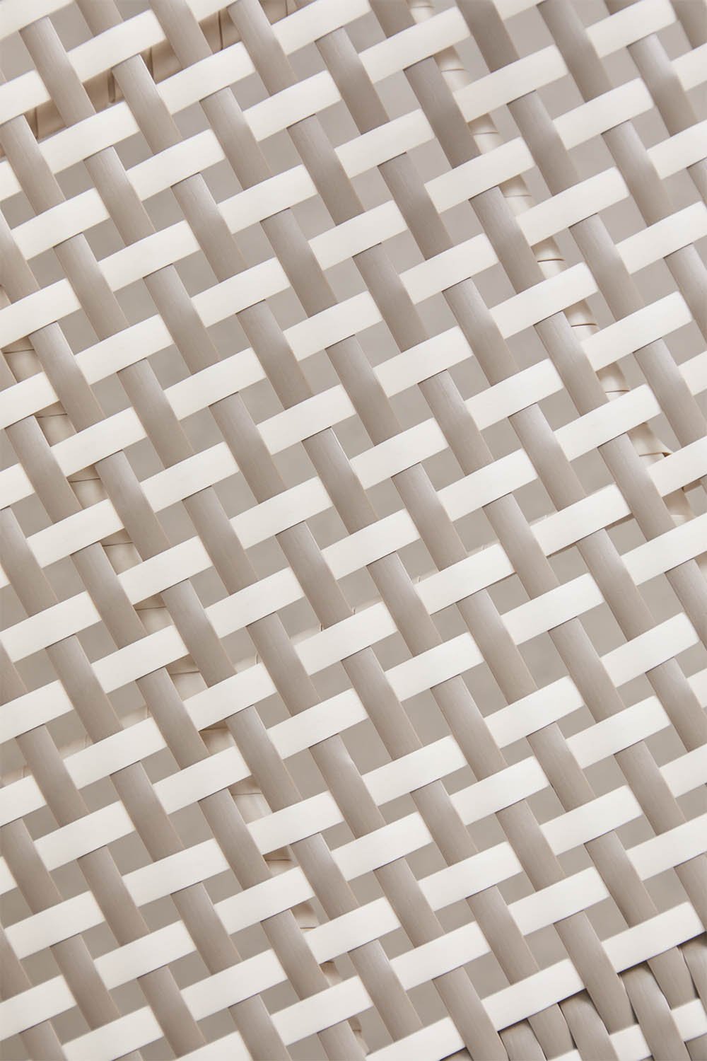 Stackable dining chair in steel and synthetic wicker Veyra, gallery image 7