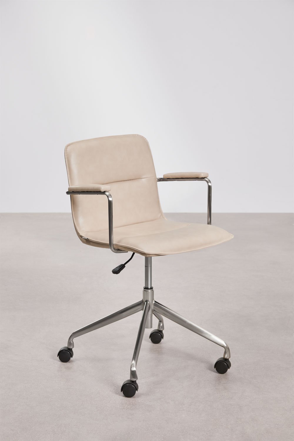 Seifert office chair with wheels and armrests, gallery image 3