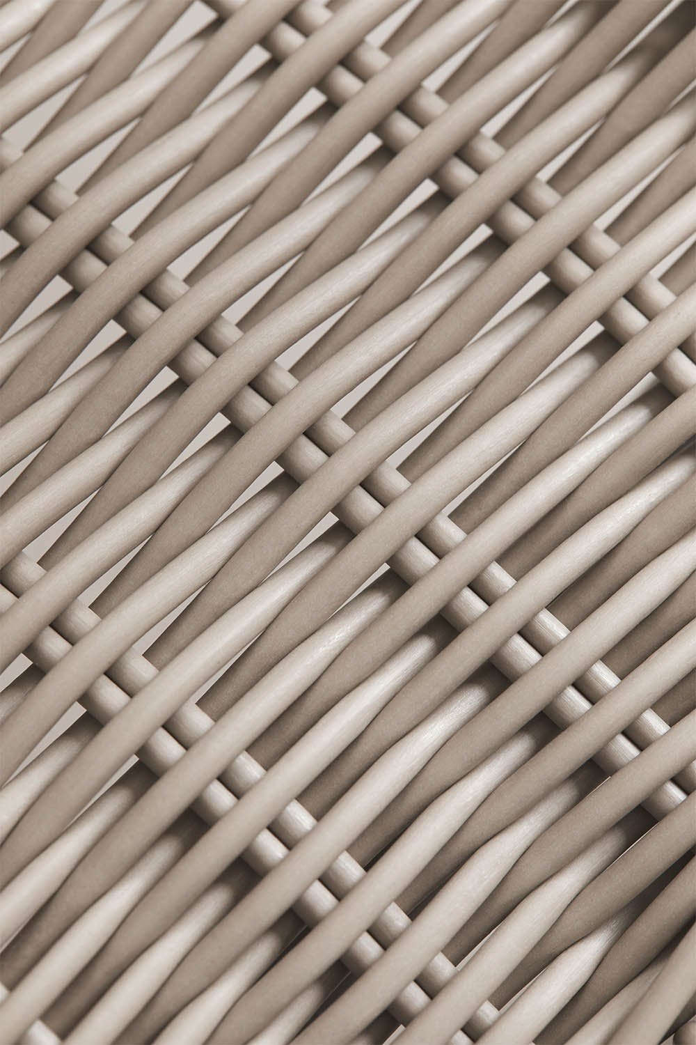 Stackable dining chair with steel armrests and synthetic wicker Kalymana, gallery image 6