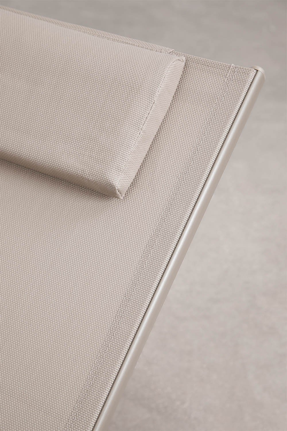 Reclining sun lounger with Therys cushion, gallery image 5