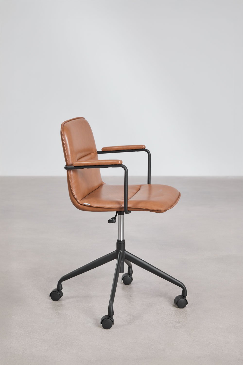 Seifert office chair with wheels and armrests, gallery image 4