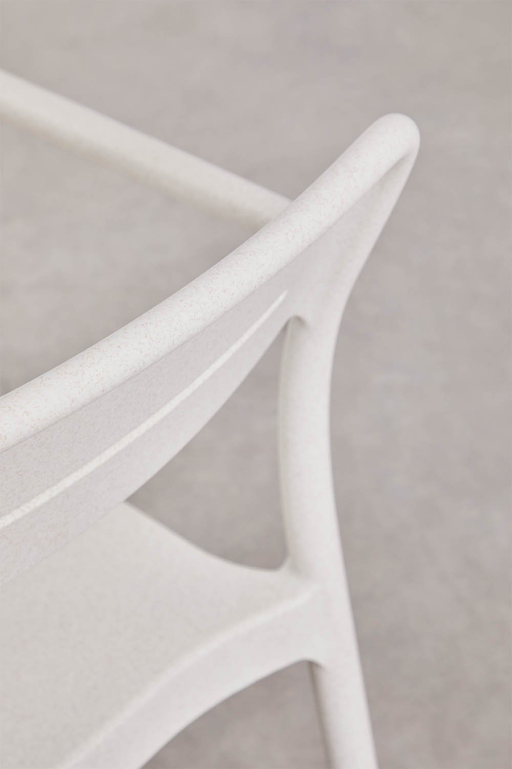 Pack of 2 stackable dining chairs with armrests in polypropylene Graneli, gallery image 5