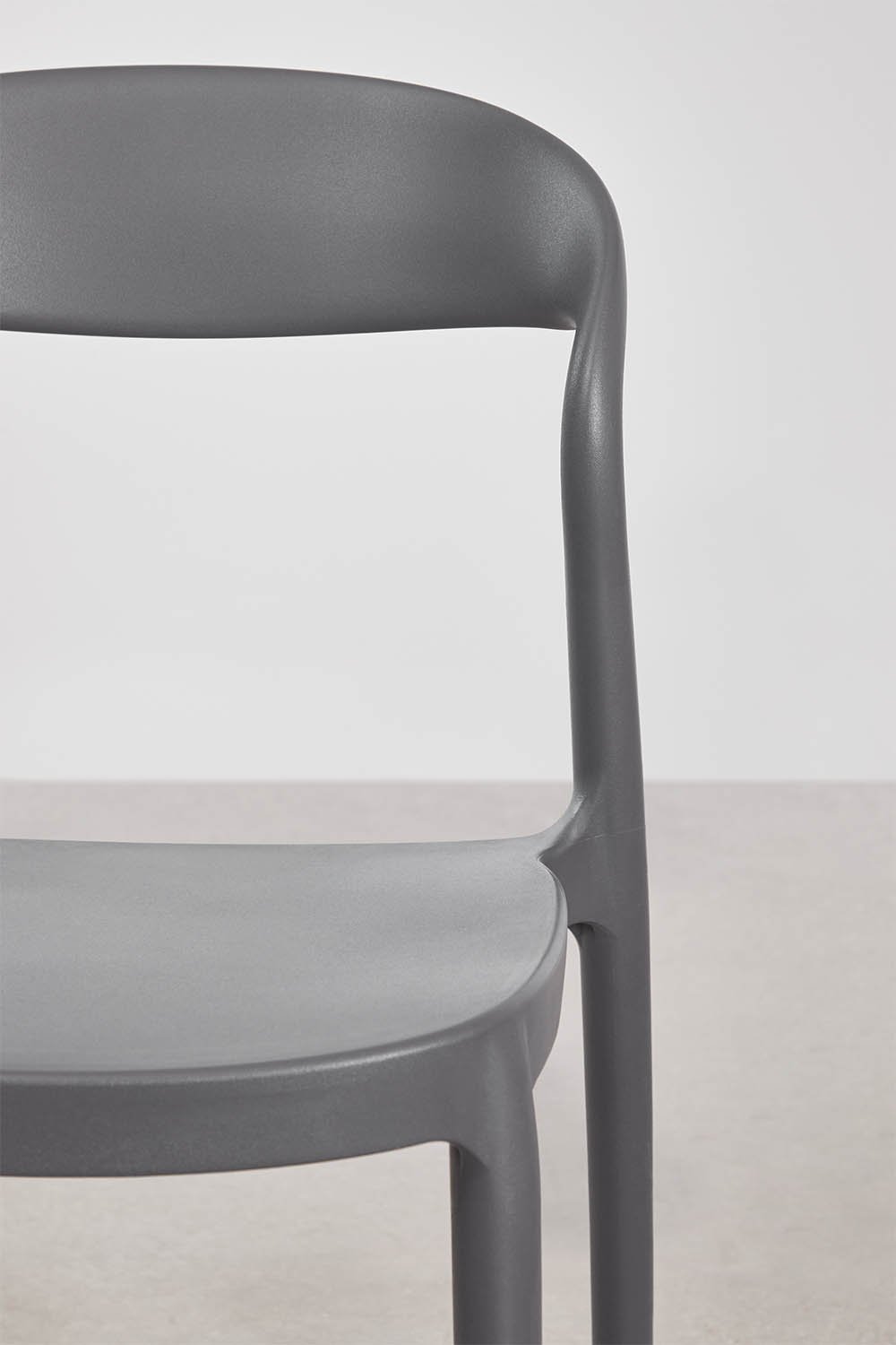 Stackable dining chair in polypropylene Brenza, gallery image 4