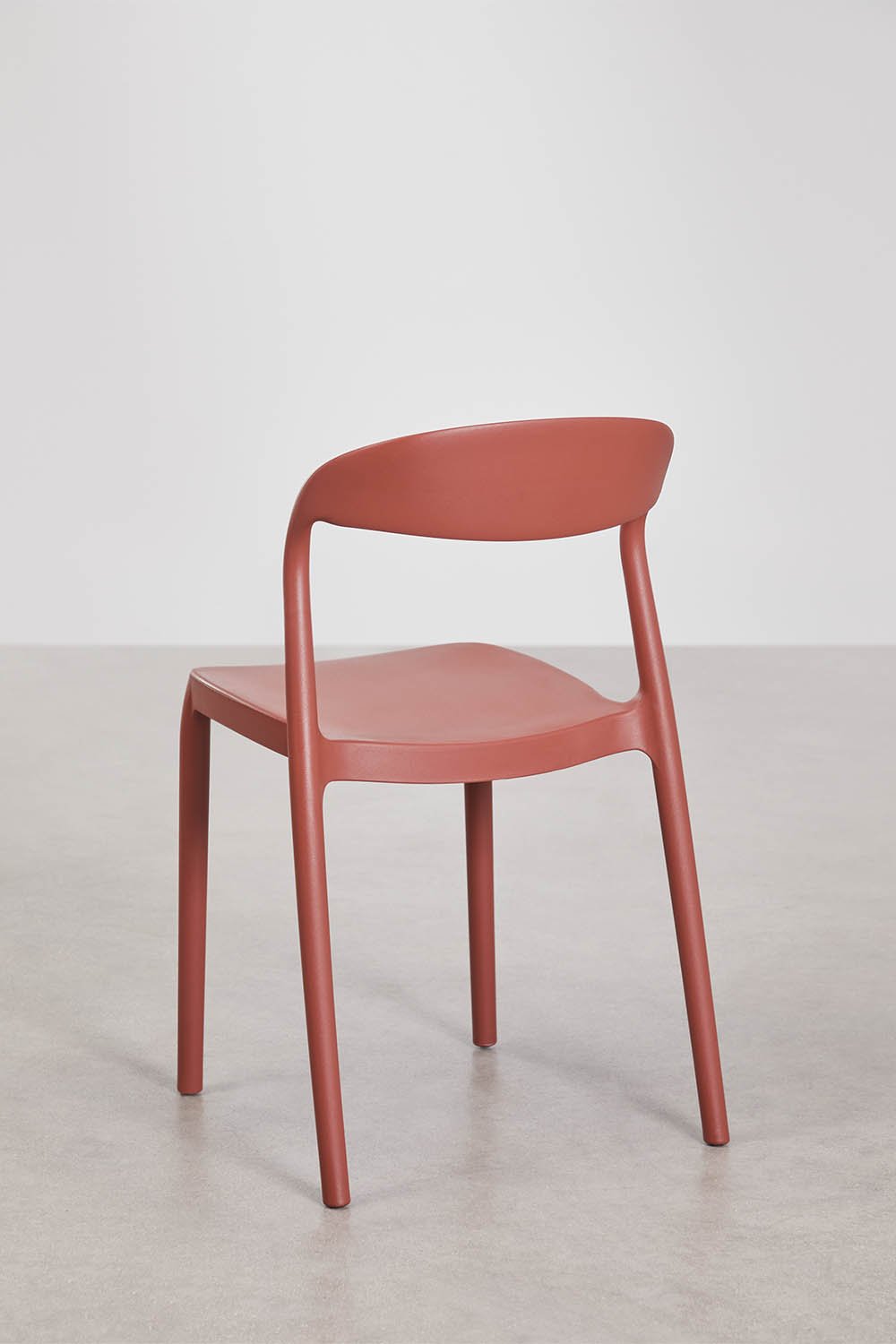 Pack of 2 stackable Brenza polypropylene dining chairs, gallery image 3