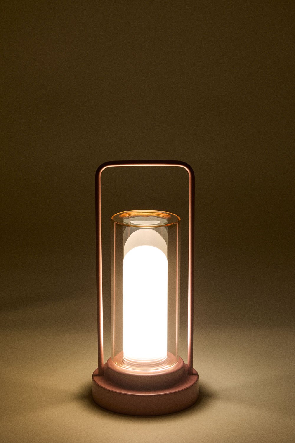 Wireless LED outdoor table lamp in iron and glass Sorlix, gallery image 3