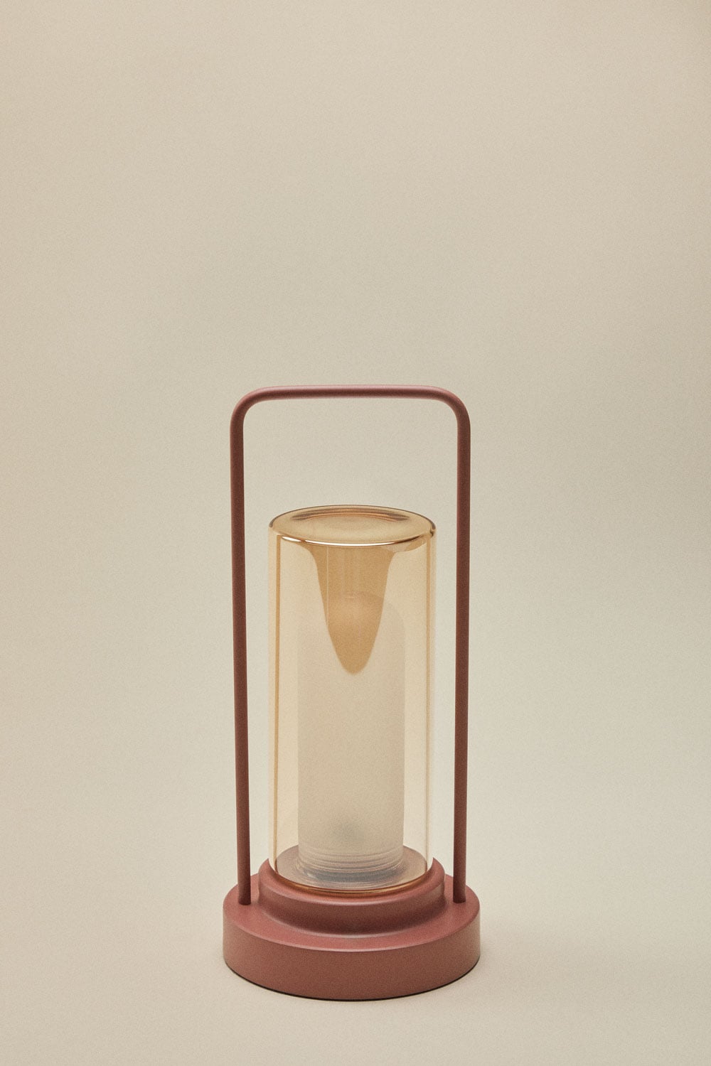 Wireless LED table lamp in iron and glass Sorlix, gallery image 1