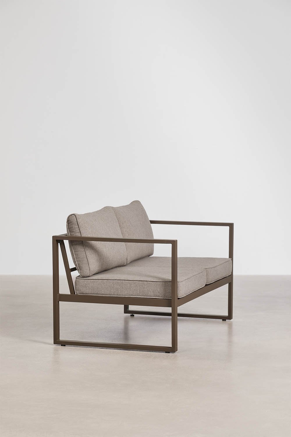 2-seater Lipov aluminum garden sofa, gallery image 4