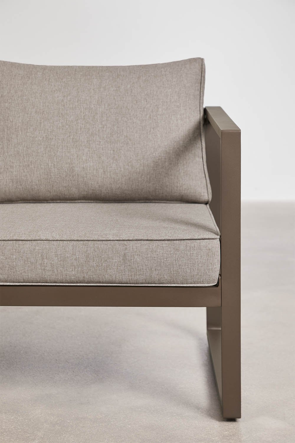 2-seater Lipov aluminum garden sofa, gallery image 7