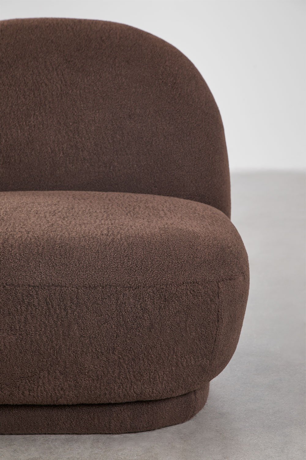 Tatiana sherpa swivel armchair, gallery image 2