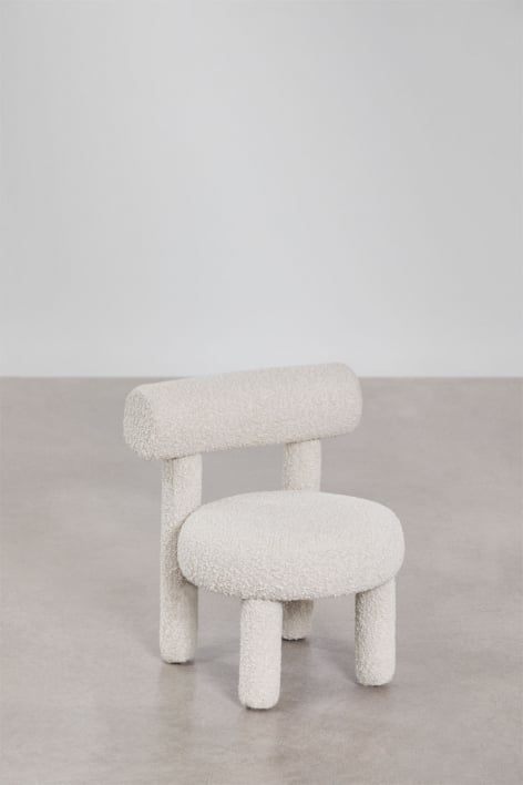 Gia Kids bouclé fabric chair