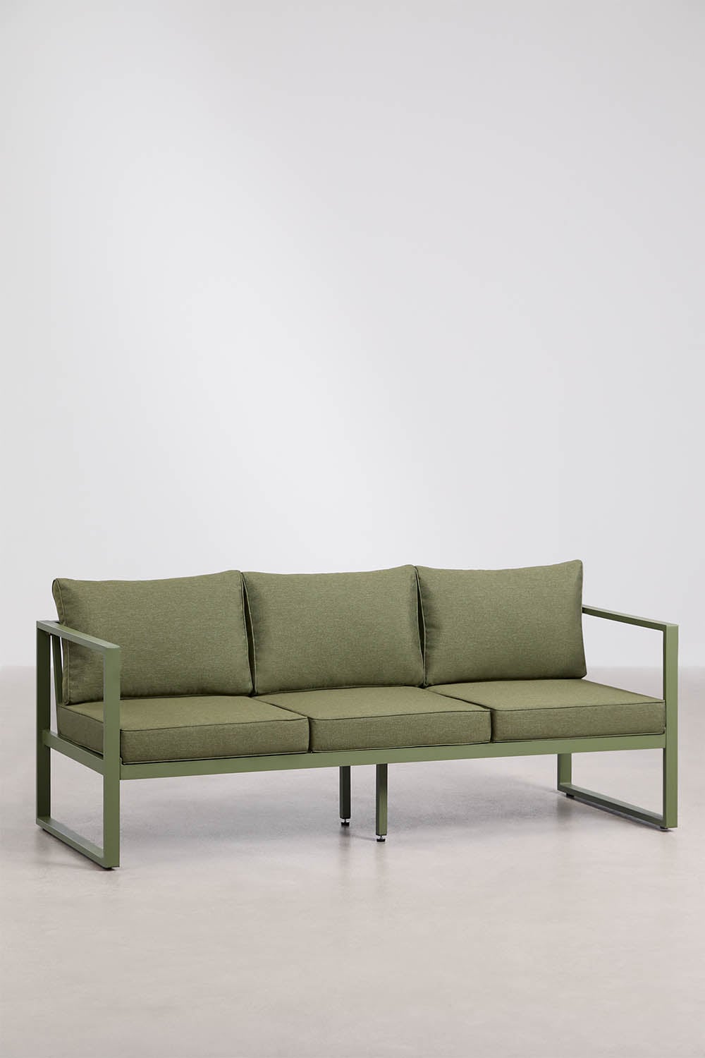 Garden set with 3-seater sofa and 110x55cm aluminum coffee table Lipov, gallery image 4