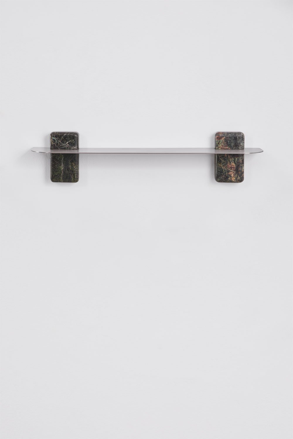 Wall shelf in stainless steel and natural Serbian stone, gallery image 4