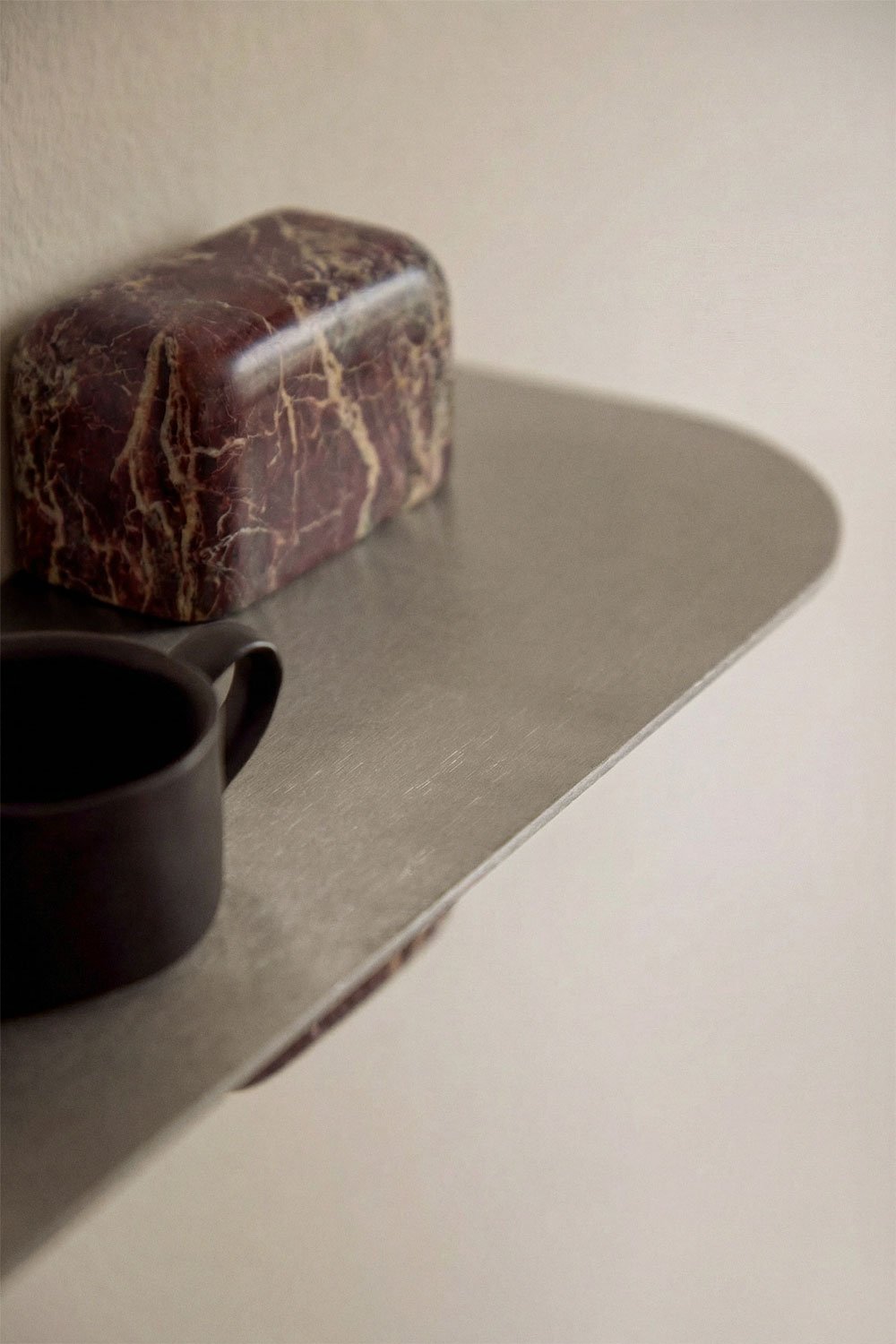 Serbian stainless steel wall shelf, gallery image 2