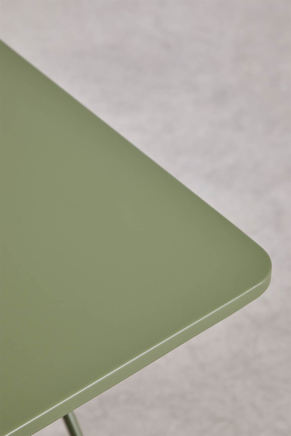 Square folding 60x60 cm table set and 2 Tamarit steel dining chairs, gallery image 4
