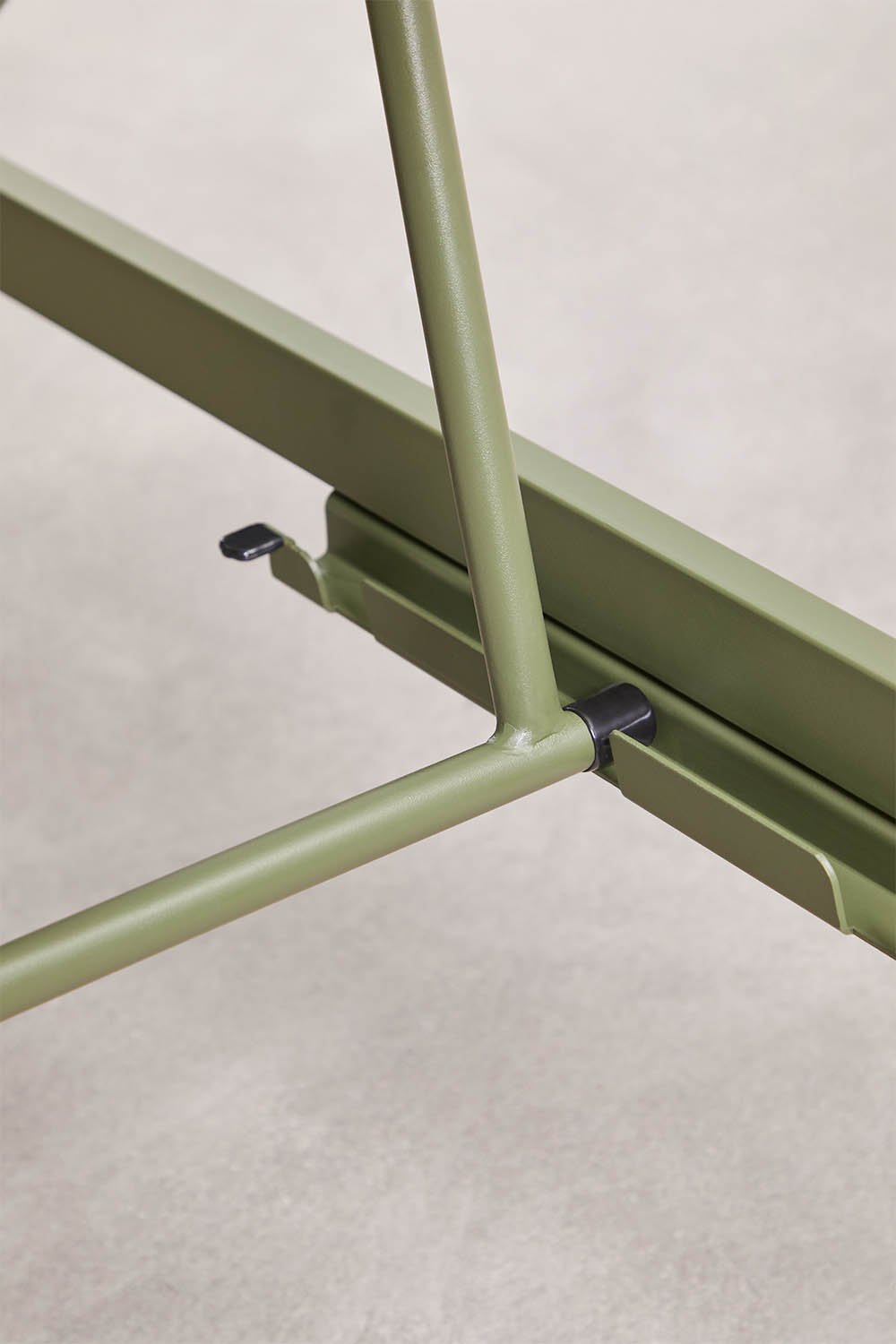 Set of 2 reclining loungers and 3 side tables in Marietta steel, gallery image 10