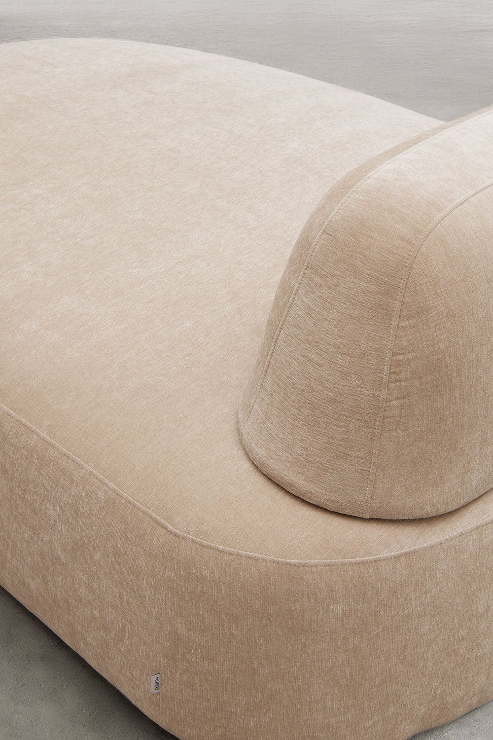 Chaise longue module for Giorgia upholstered modular sofa, gallery image 2