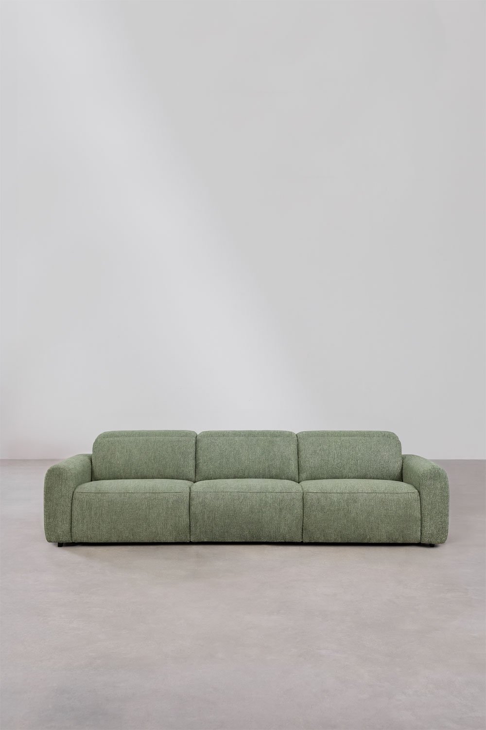 3-seater electric reclining sofa upholstered in Peggy, gallery image 4