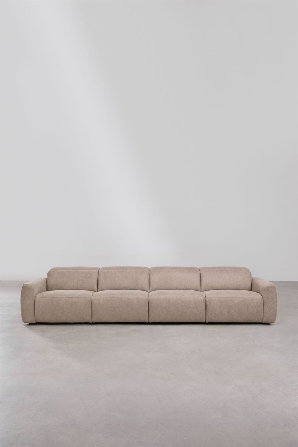 5-seater electric reclining sofa upholstered in Peggy, gallery image 4