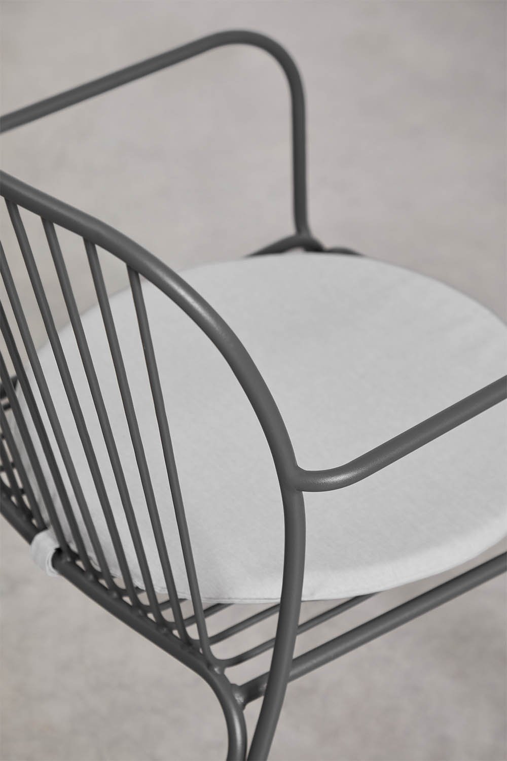 Anerina steel garden chair with armrests, gallery image 7