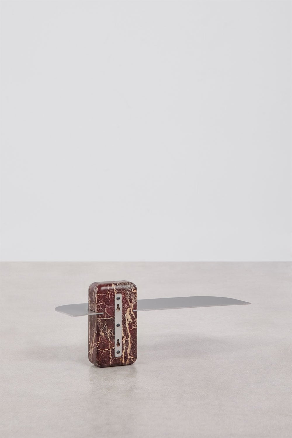 Floating nightstand 45x15 cm in Serbian stainless steel, gallery image 7