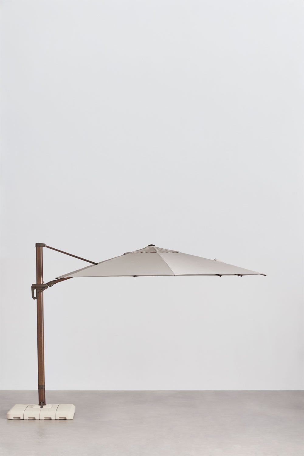 Square 100x100 cm fillable umbrella base Pietra, gallery image 7