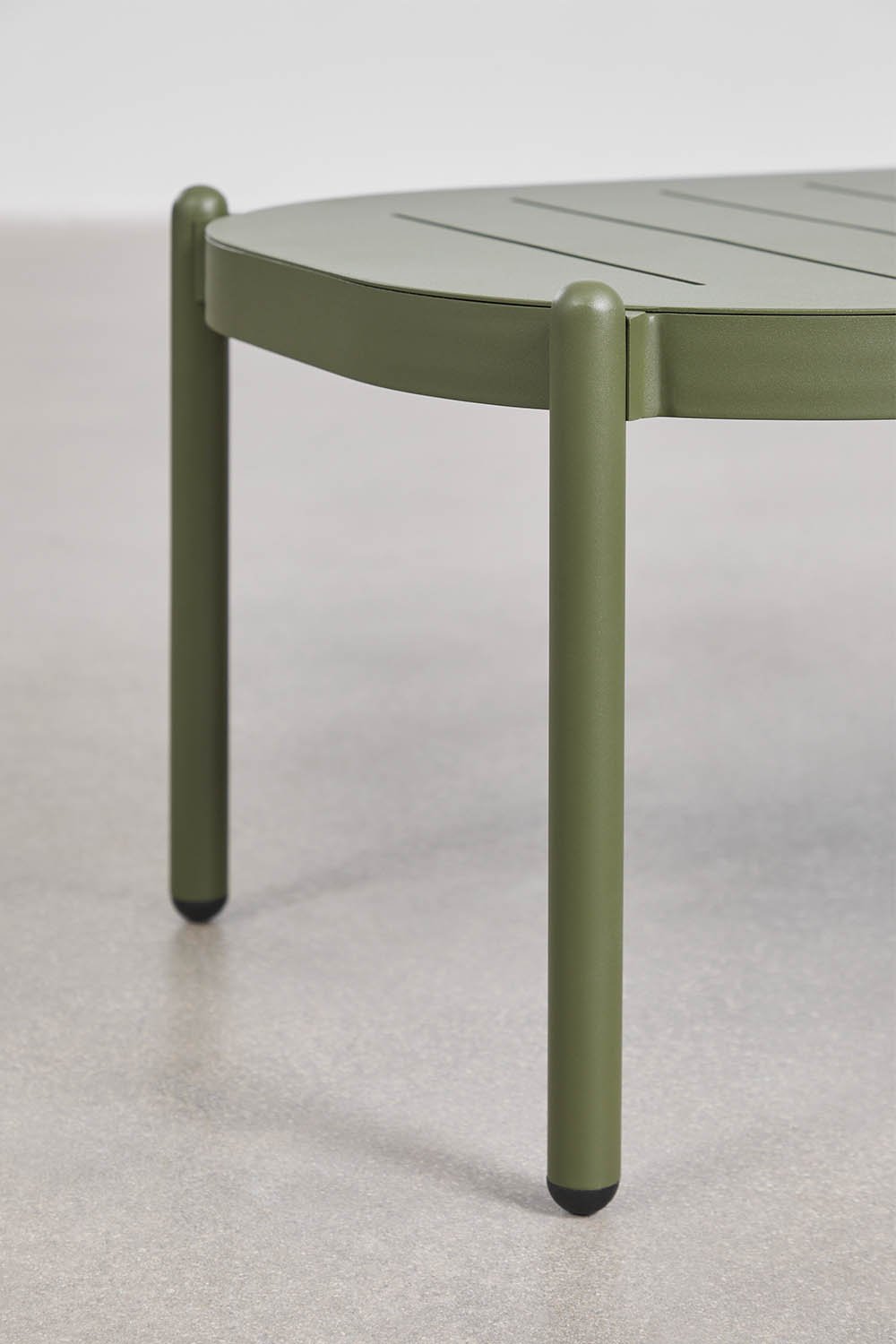 Rectangular 95x55 cm garden coffee table in Duroli aluminum, gallery image 5