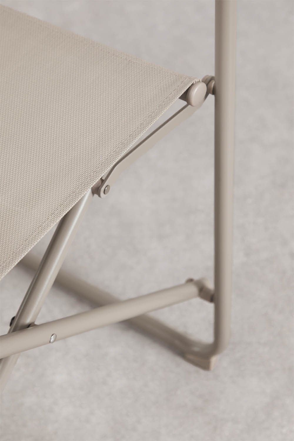 Pack of 2 folding director chairs for garden in Melida steel, gallery image 5