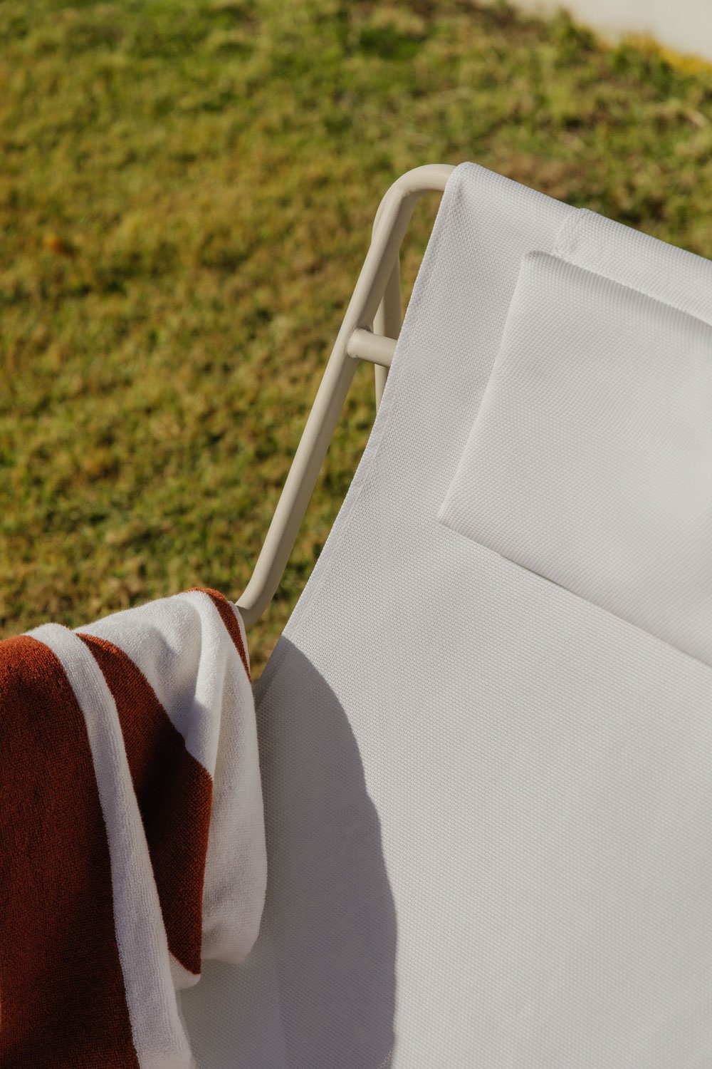 Pack of 2 steel armrest hammocks with cushion Lorvian, gallery image 2