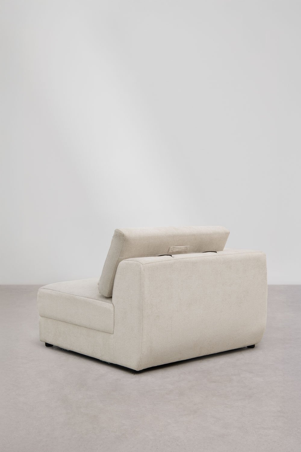 Left corner module for modular sofa with adjustable headrest in Cataline chenille, gallery image 5