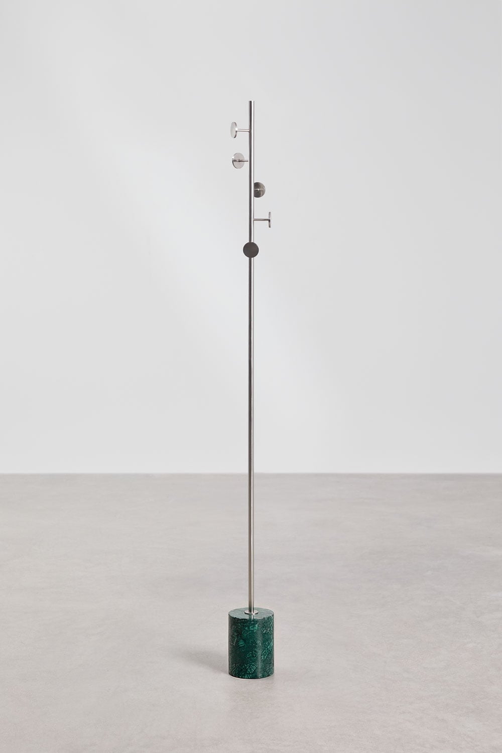 Drivela iron and marble standing coat rack, gallery image 3