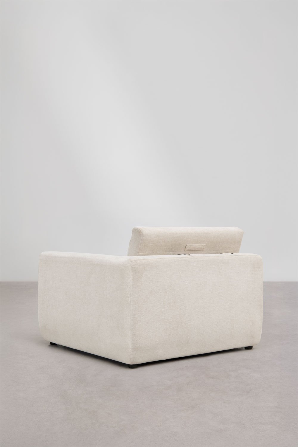 Right corner module for modular sofa with adjustable headrest in Cataline chenille, gallery image 5