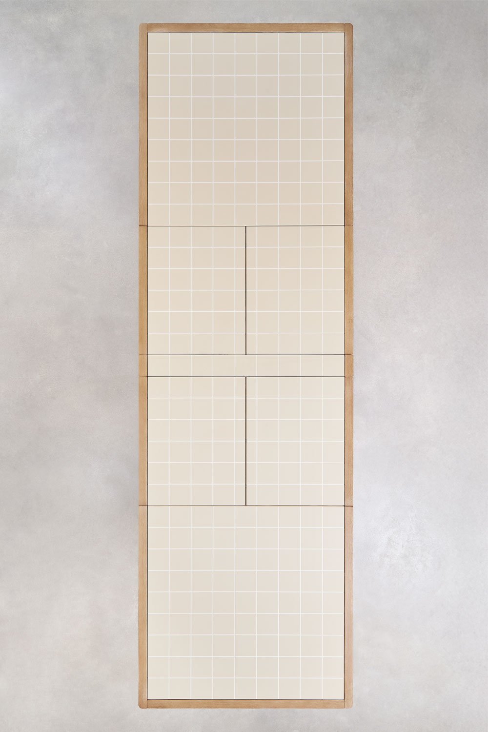 Rectangular garden table 200-260-320x100 cm extendable in acacia wood Dubai, gallery image 10