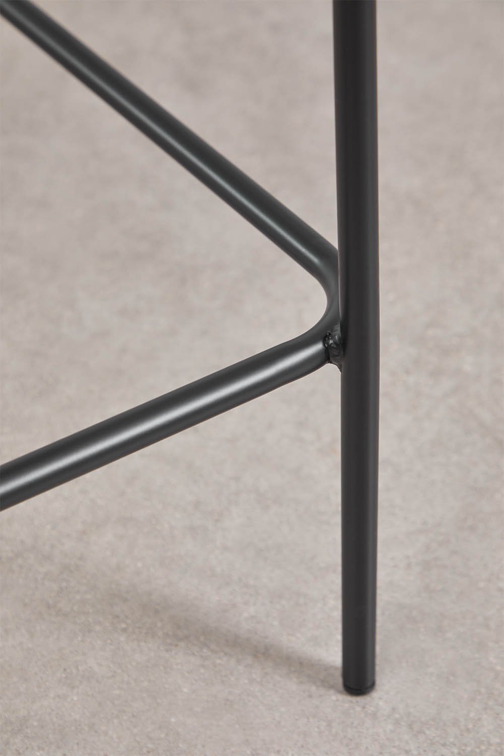 Reiven stackable high garden stool in synthetic rattan, gallery image 5