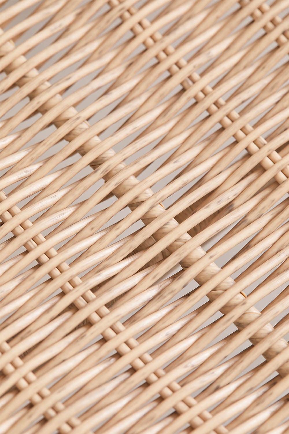 Stackable high stool in synthetic rattan Reiven, gallery image 6