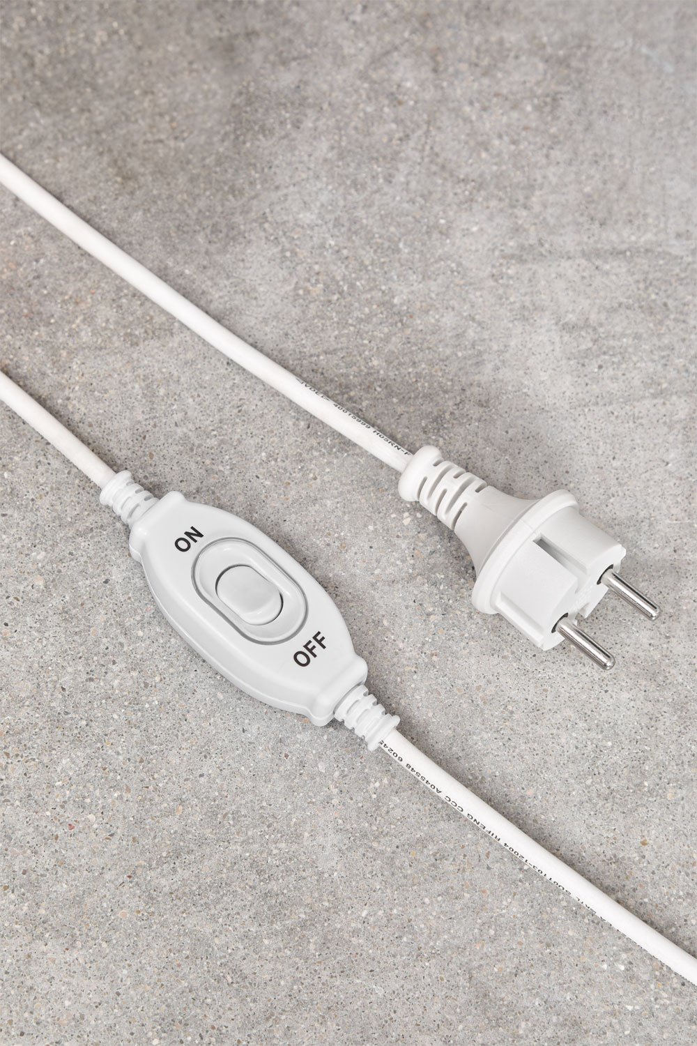 Vonera linen and iron floor lamp, gallery image 7