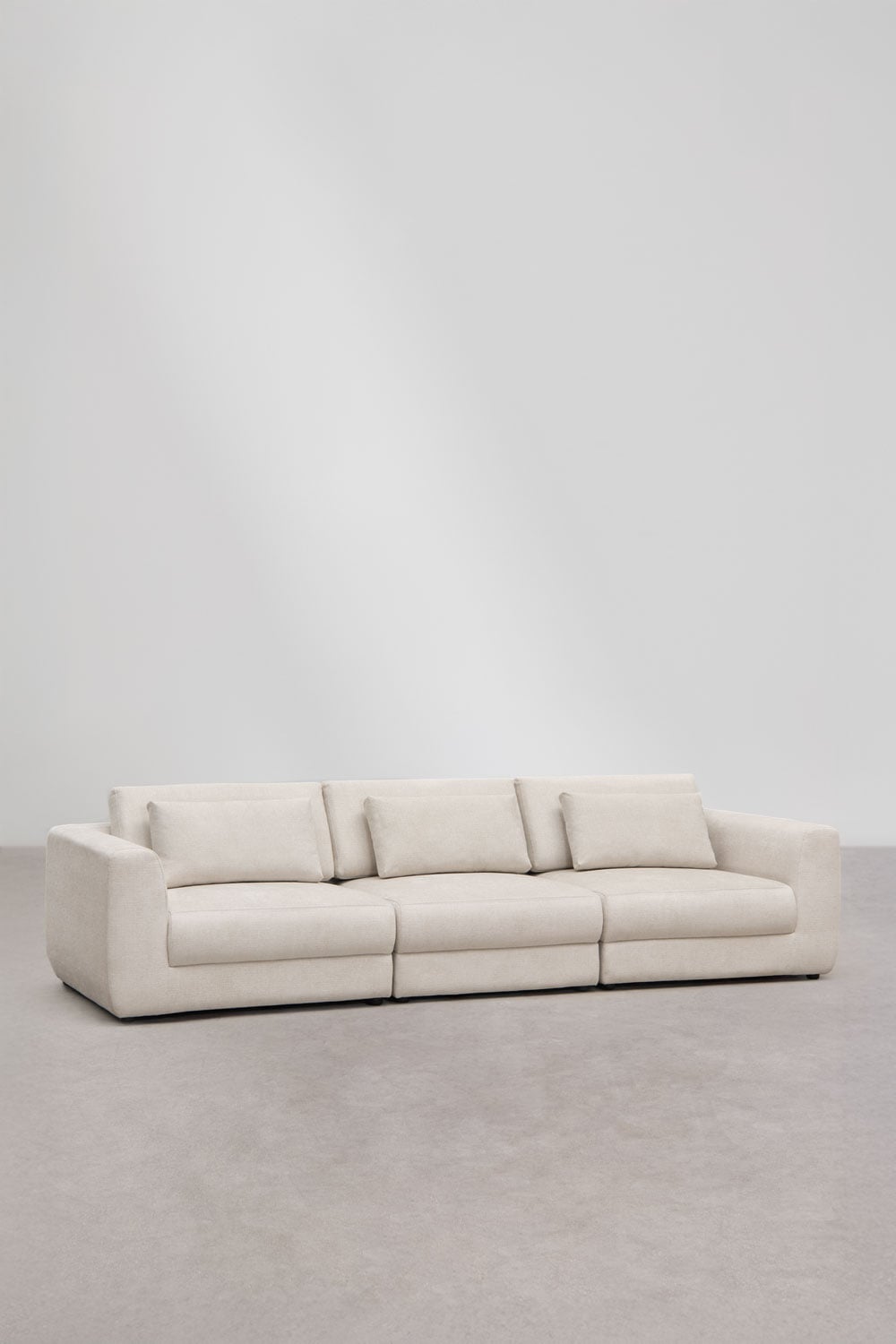 3-piece modular sofa in Cataline chenille, gallery image 3