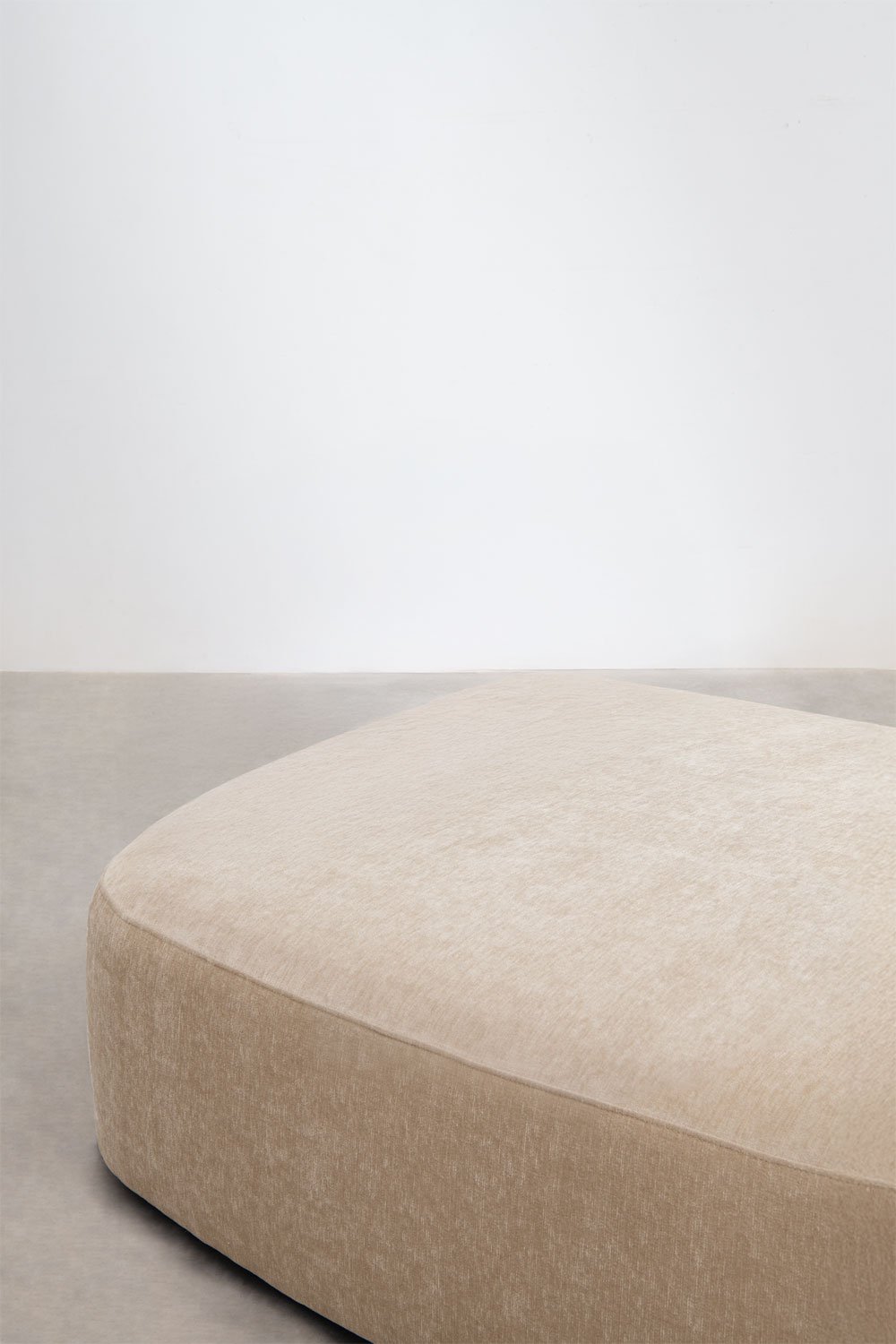 Giorgia upholstered modular sofa chaise longue seat, gallery image 5