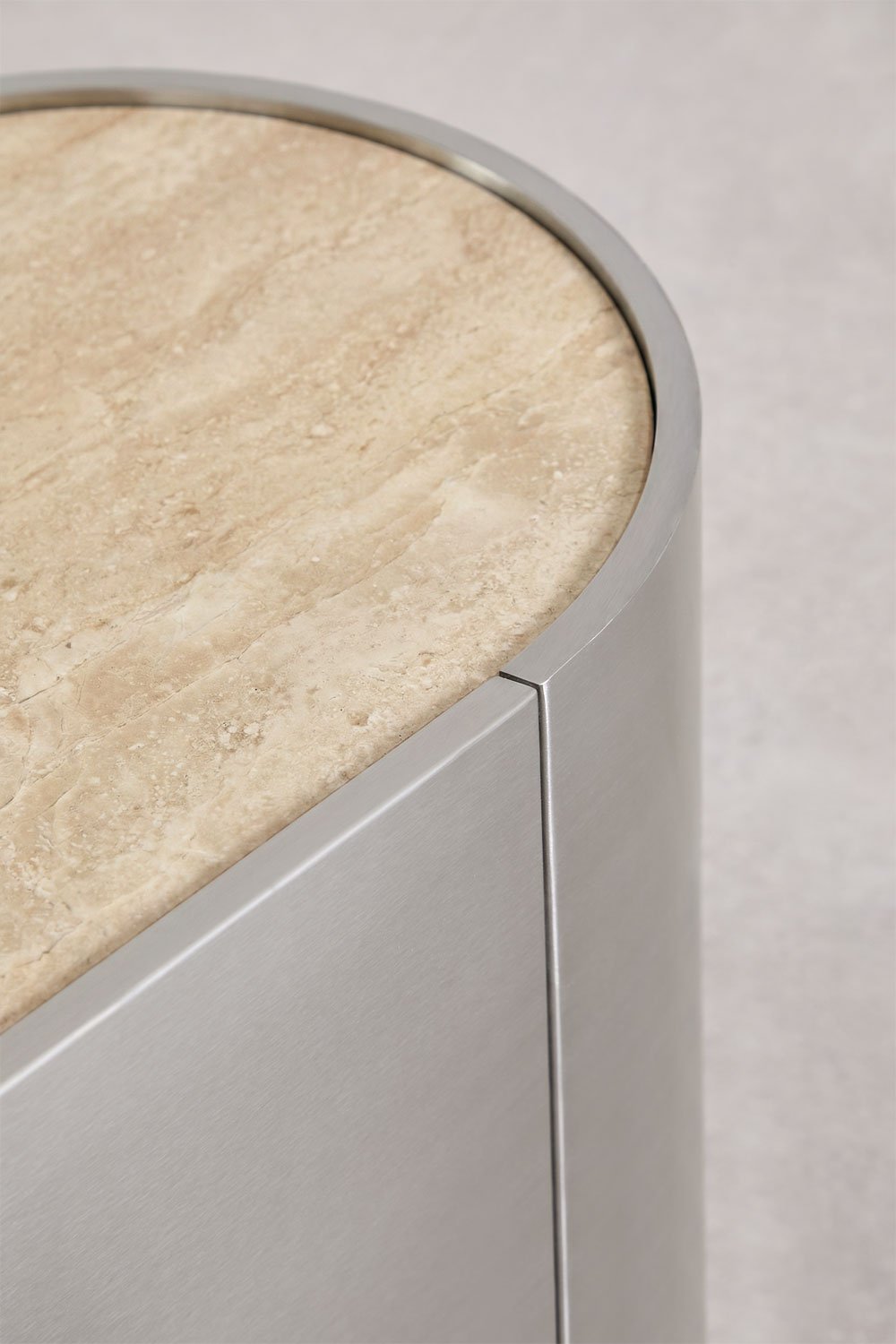 Luena 160x40 cm sideboard in stainless steel, gallery image 4