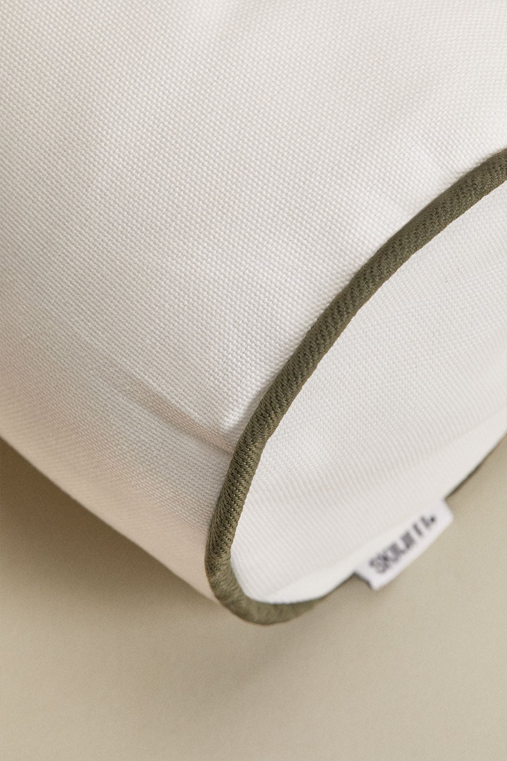 Outdoor bolster cushion 15x50 cm in Somalia fabric, gallery image 3